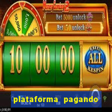 plataforma pagando fortune tiger